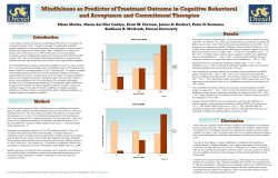Mindfulness as Predictor of Treatment Outcome