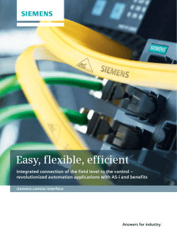 Easy, flexible, efficient