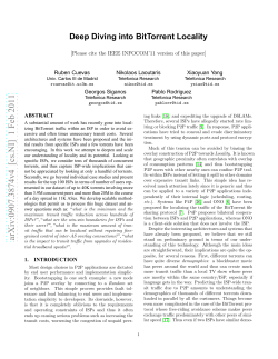 Deep Diving into BitTorrent Locality