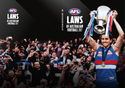 law s of australian football 2017