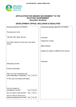 Inward Secondment Application Form.dot - Education Scotland