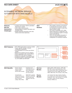 ncx data sheet extensible network service