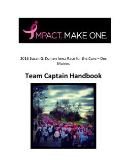 Team Captain Handbook