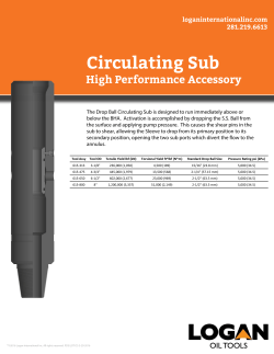 Drop Ball Circulating Sub