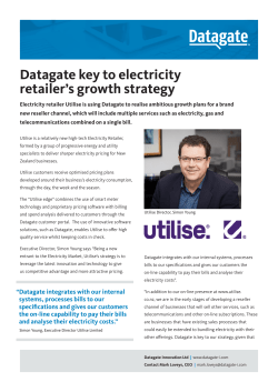 Datagate key to electricity retailer`s growth strategy