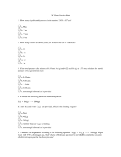 DC Chem Practice Final