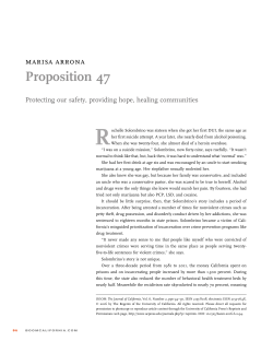 Proposition 47 - Boom: A Journal of California
