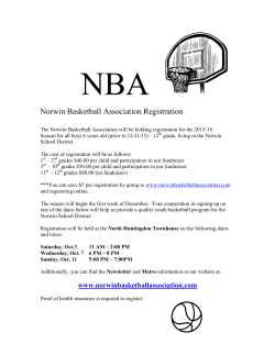 Norwin Basketball Association Registration