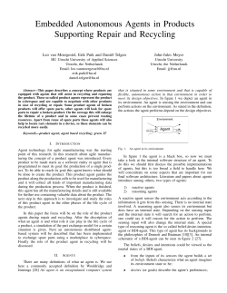 Embedded Autonomous Agents in Products