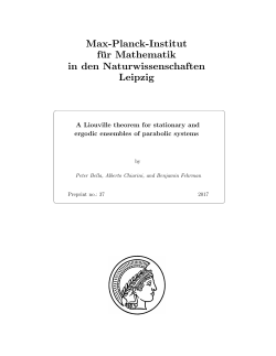 A Liouville theorem for stationary and ergodic ensembles of