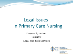 Patient Group Directions