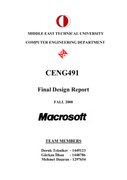 MIDDLE EAST TECHNICAL UNIVERSITY COMPUTER