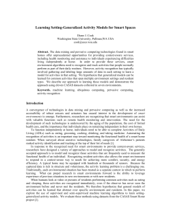 Learning Setting-Generalized Activity Models for Smart Spaces