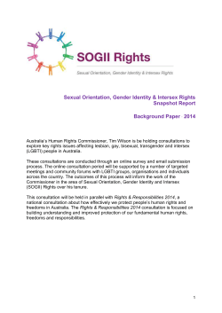 1 - Australian Human Rights Commission