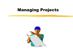 Managing Projects