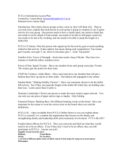 FCCLA Introduction Lesson Plan