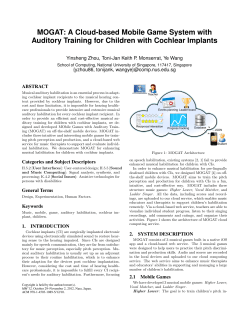 MOGAT: A Cloud-based Mobile Game System with Auditory Training