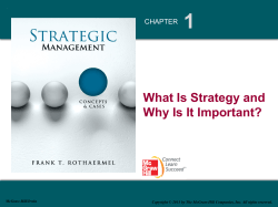 Strategic Management 1e