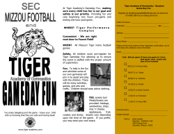 At Tiger Academy`s Gameday Fun, making sure every child has fun