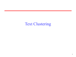 Soft clustering