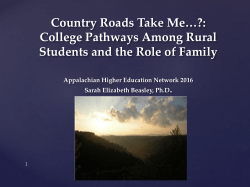 College Pathways Among Rural Students and the Role of Family