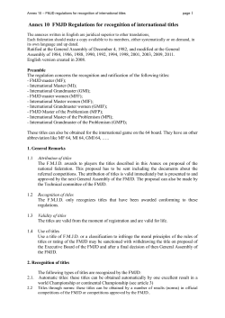 Annex 10 norms and titles