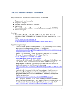 2 Response analysis and MIFIRA