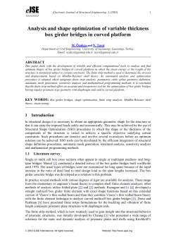 chapter 4 - Electronic Journal of Structural Engineering