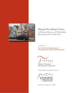 Illegal Dwelling Units
