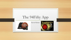 The 94Fifty App