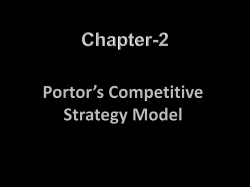 Porter`s Competitive Strategy Model