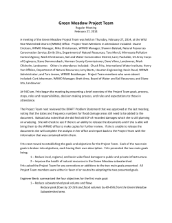Meeting Minutes - Wild Rice Watershed District