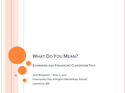 Higher Order Thinking 202