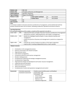 Principles of Business and Management