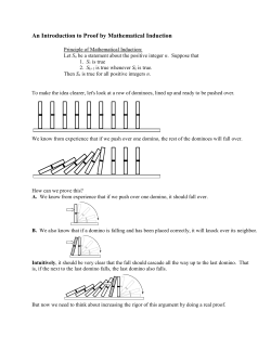 Introduction to Mathematical Induction