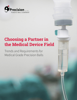 Choosing a Partner in the Medical Device Field