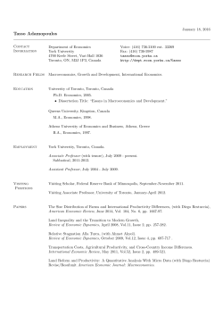 CV - Tasso Adamopoulos