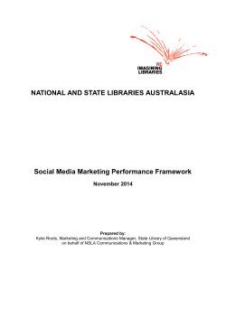 NSLA social media analysis - National and State Libraries Australasia