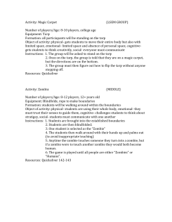 Activity: Magic Carpet (LSEM GROUP) Number of players/Age: 8