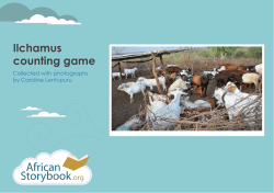 Ilchamus counting game