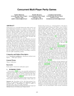 Concurrent Multi-Player Parity Games