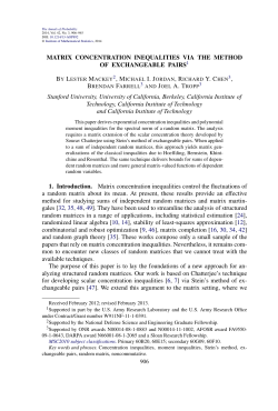 Matrix concentration inequalities via the method of exchangeable pairs