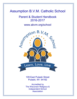 Dear Assumption B - ABVM &ndash; School | Pulaski, WI