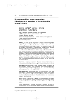 competition, more cooperation. E-business and transition of the