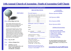 14th Annual Church of the Ascension
