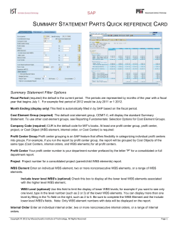 Summary Statement Pa.. - Massachusetts Institute of Technology