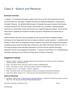 Evaluating search results: Precision vs. Recall