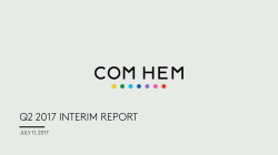 Untitled - Com Hem Group