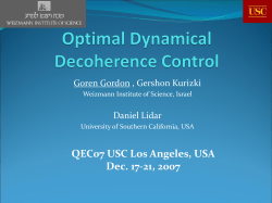 Optimal Dynamical Decoherence Control