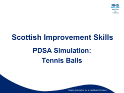 PDSA Simulation - Quality Improvement Hub